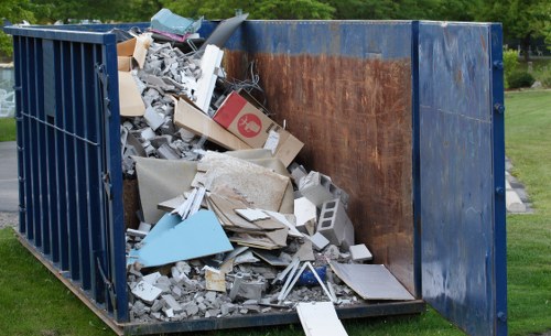 Professional garden clearance team at work in Yiewsley