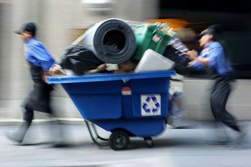 Eco-friendly disposal and recycling during office clearance